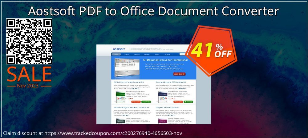 Aostsoft PDF to Office Document Converter coupon on Easter Day discounts