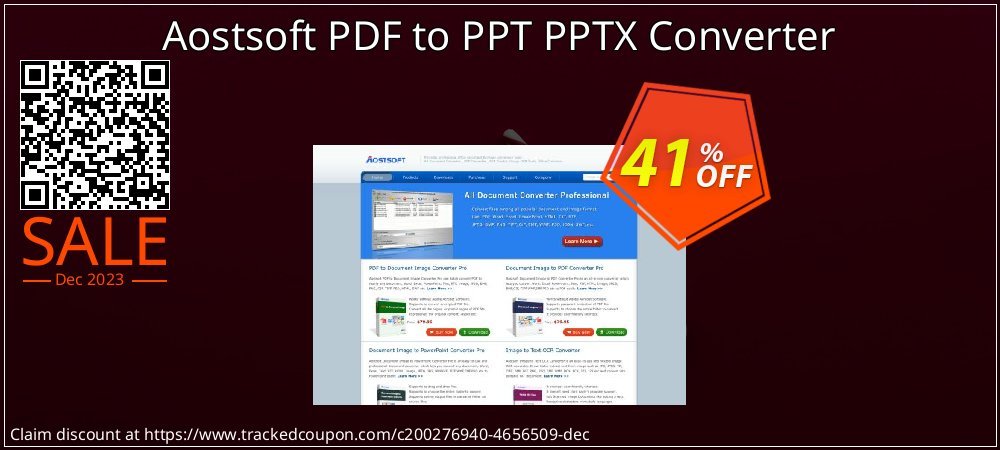 Aostsoft PDF to PPT PPTX Converter coupon on World Password Day offering sales