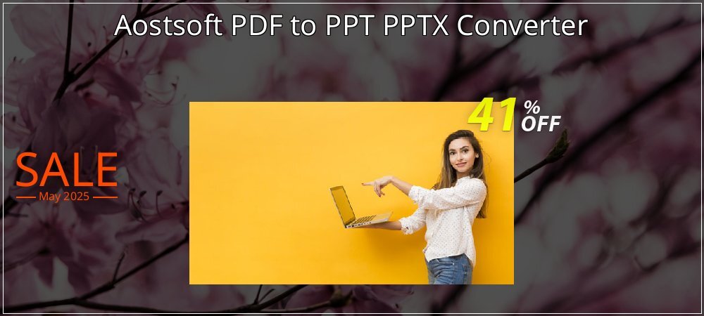 Aostsoft PDF to PPT PPTX Converter coupon on National Smile Day offering sales