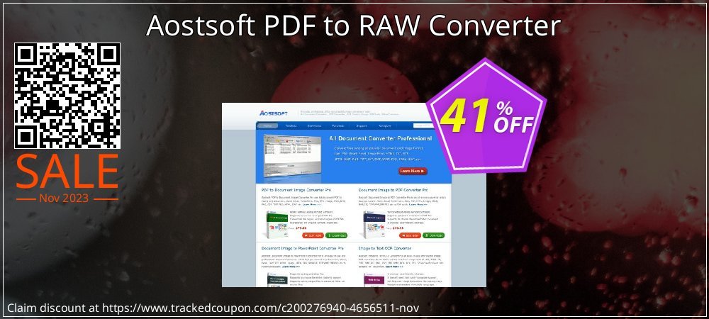 Aostsoft PDF to RAW Converter coupon on World Party Day super sale