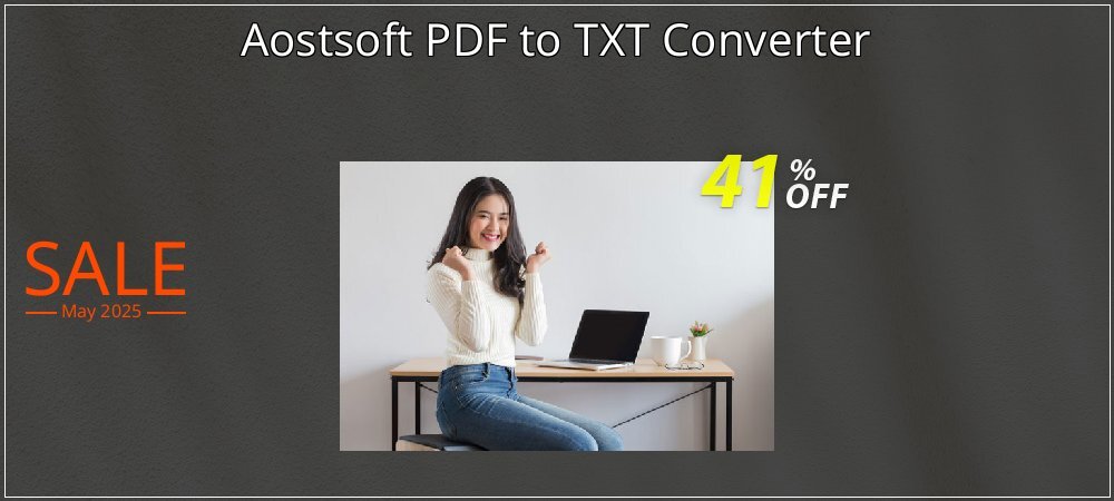 Aostsoft PDF to TXT Converter coupon on National Pizza Party Day sales