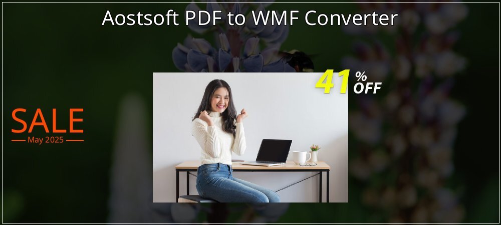 Aostsoft PDF to WMF Converter coupon on National Smile Day deals