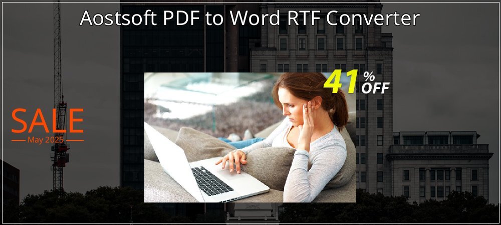 Aostsoft PDF to Word RTF Converter coupon on National Walking Day deals