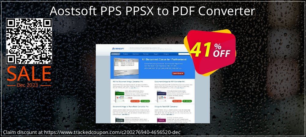 Aostsoft PPS PPSX to PDF Converter coupon on National Walking Day super sale