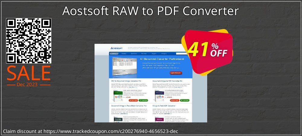 Aostsoft RAW to PDF Converter coupon on Easter Day sales