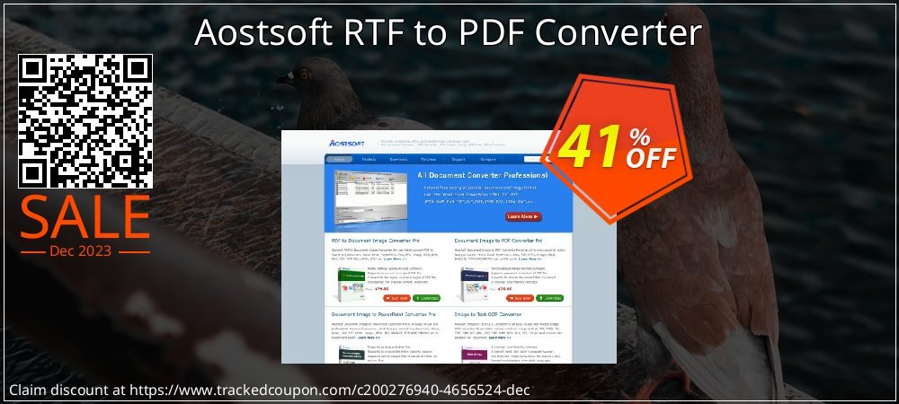 Aostsoft RTF to PDF Converter coupon on Tell a Lie Day deals