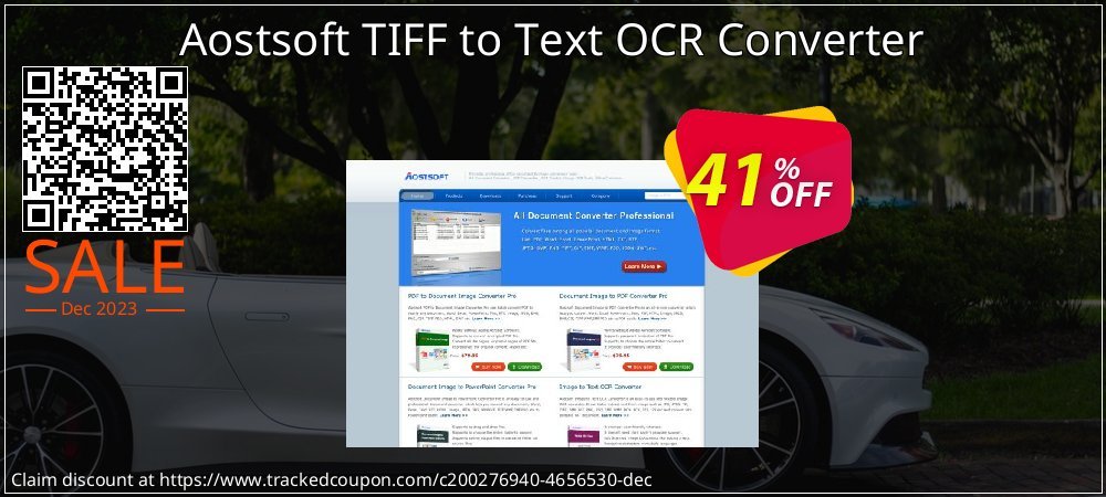 Aostsoft TIFF to Text OCR Converter coupon on National Walking Day discounts