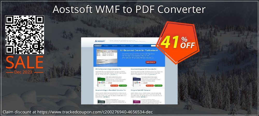 Aostsoft WMF to PDF Converter coupon on World Password Day discount