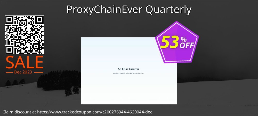 ProxyChainEver Quarterly coupon on Tell a Lie Day offer