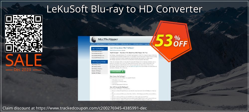 LeKuSoft Blu-ray to HD Converter coupon on World Party Day offering discount
