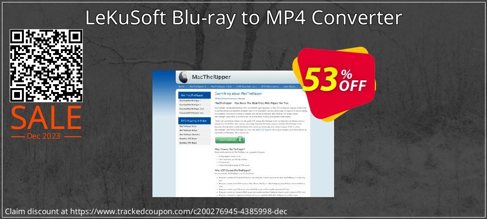 LeKuSoft Blu-ray to MP4 Converter coupon on Easter Day offer