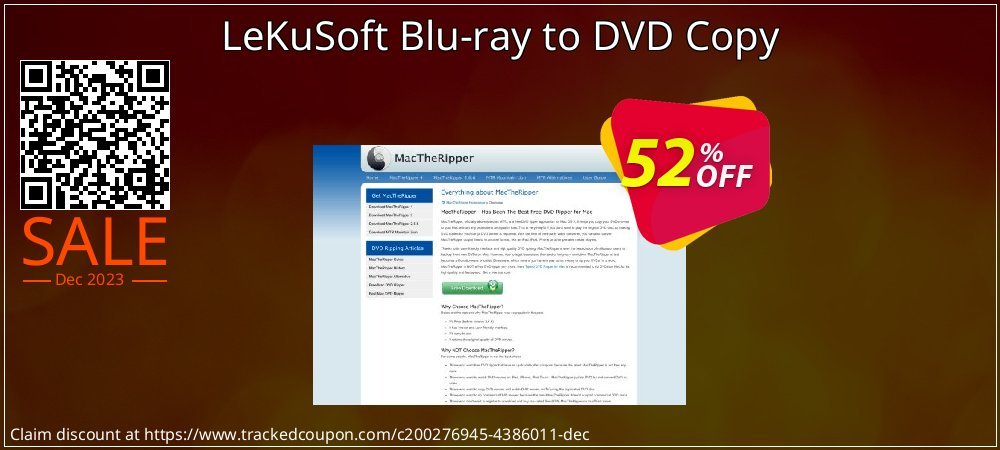 LeKuSoft Blu-ray to DVD Copy coupon on World Party Day super sale