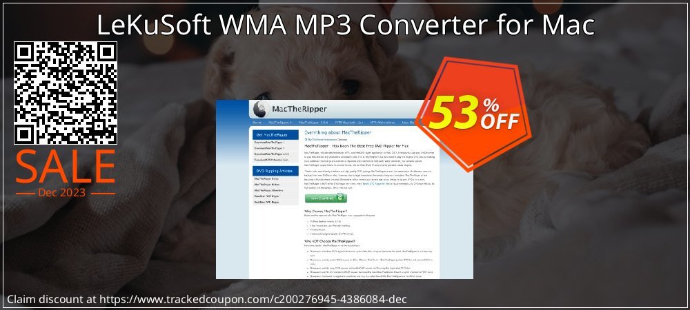 LeKuSoft WMA MP3 Converter for Mac coupon on World Password Day promotions