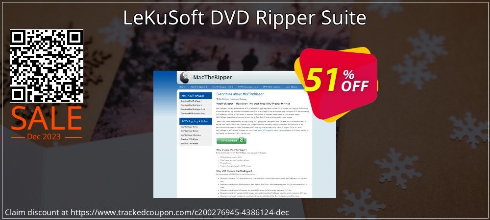 LeKuSoft DVD Ripper Suite coupon on Tell a Lie Day offer