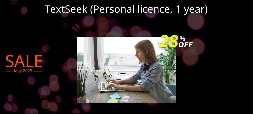 TextSeek - Personal licence, 1 year  coupon on World Party Day promotions