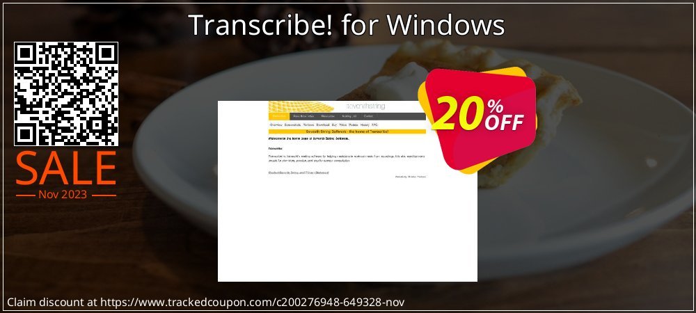 Transcribe! for Windows coupon on Easter Day sales