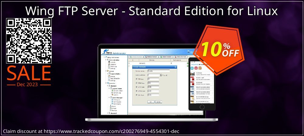Wing FTP Server - Standard Edition for Linux coupon on World Party Day sales
