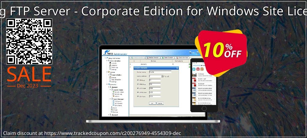 Wing FTP Server - Corporate Edition for Windows Site License coupon on April Fools' Day discounts