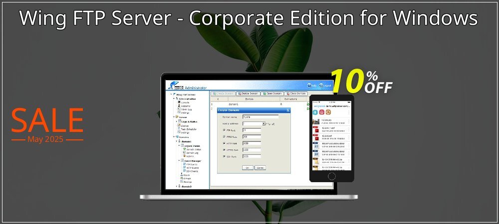 Wing FTP Server - Corporate Edition for Windows coupon on National Pizza Party Day offer