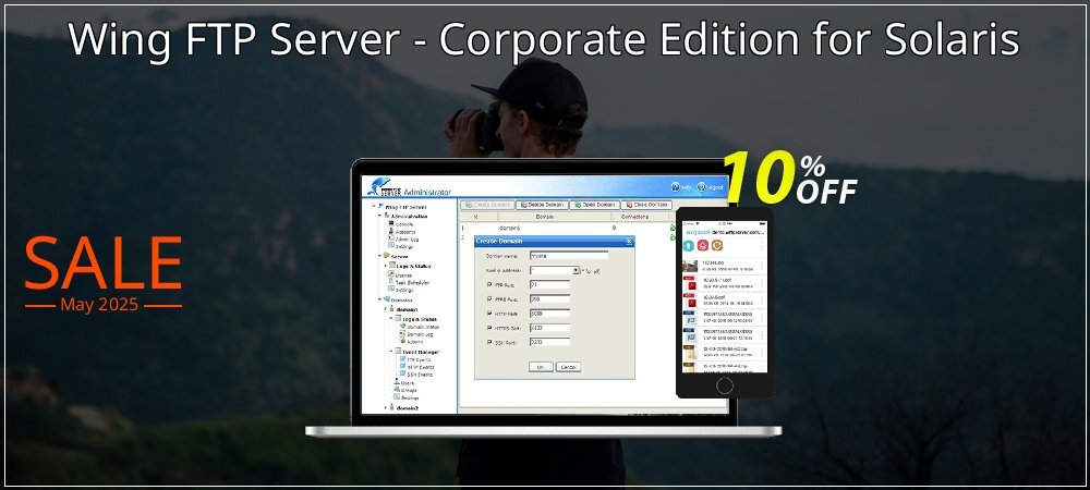 Wing FTP Server - Corporate Edition for Solaris coupon on National Walking Day discount