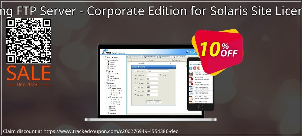 Wing FTP Server - Corporate Edition for Solaris Site License coupon on World Party Day offering discount