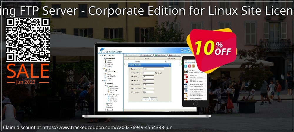 Wing FTP Server - Corporate Edition for Linux Site License coupon on Easter Day super sale