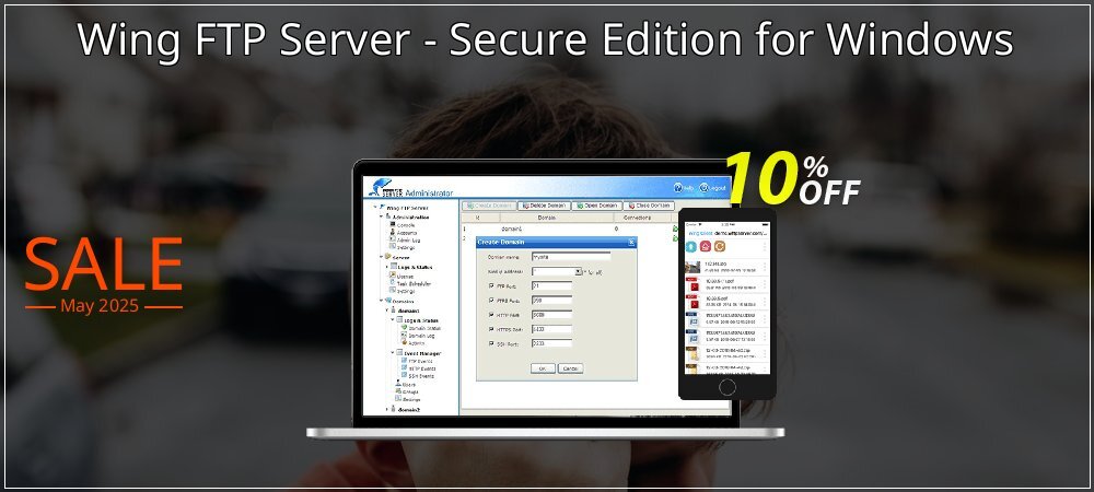 Wing FTP Server - Secure Edition for Windows coupon on National Smile Day promotions