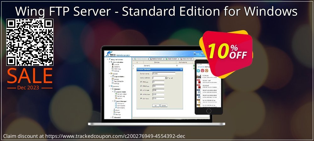 Wing FTP Server - Standard Edition for Windows coupon on April Fools' Day deals