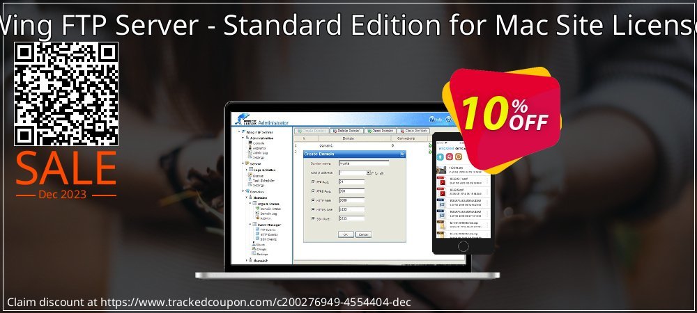 Wing FTP Server - Standard Edition for Mac Site License coupon on Tell a Lie Day offering discount