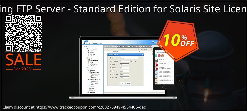 Wing FTP Server - Standard Edition for Solaris Site License coupon on National Walking Day offering sales