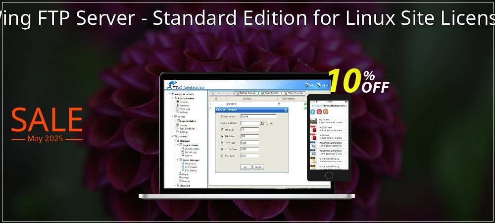 Wing FTP Server - Standard Edition for Linux Site License coupon on World Whisky Day discounts