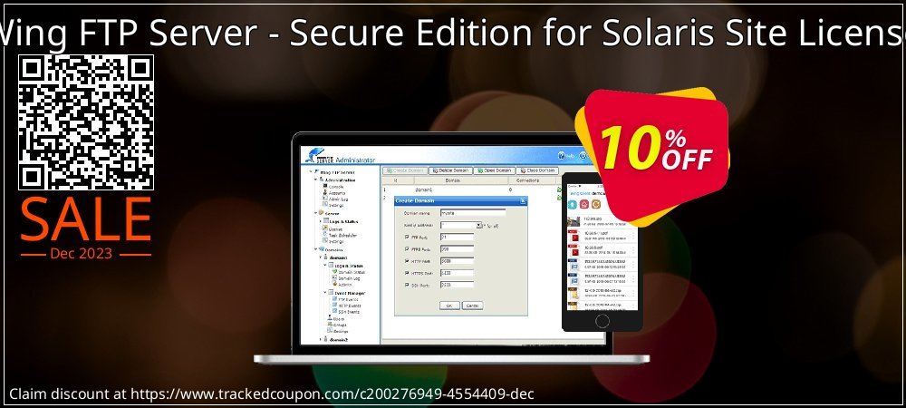 Wing FTP Server - Secure Edition for Solaris Site License coupon on Tell a Lie Day sales