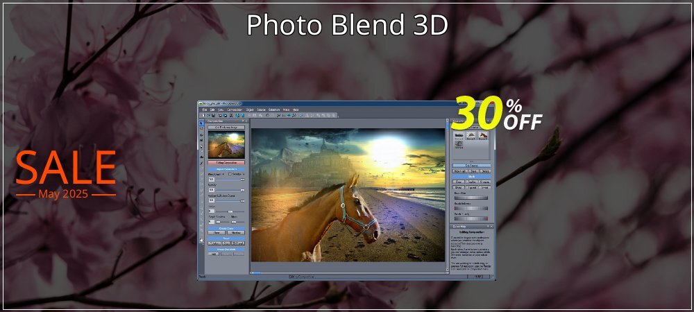 Photo Blend 3D coupon on World Party Day promotions