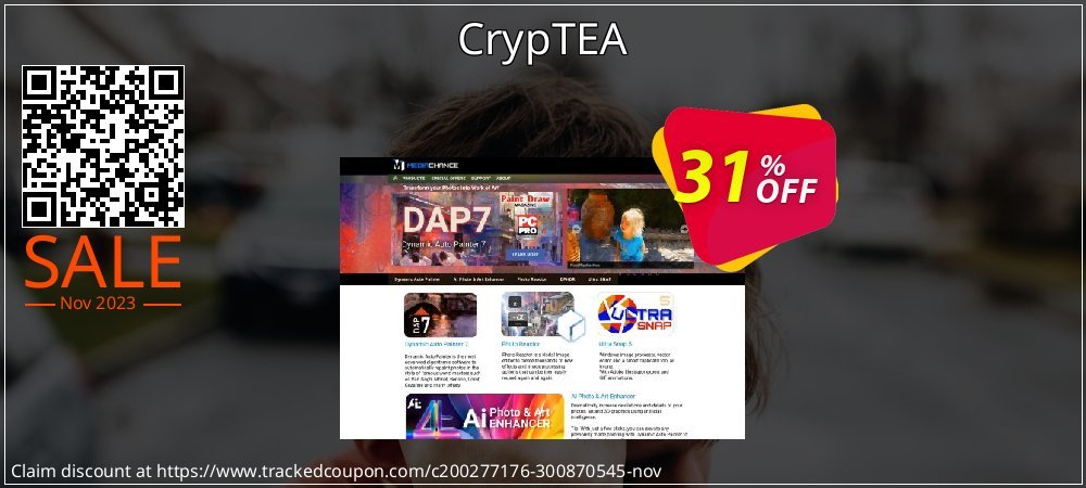 CrypTEA coupon on National Walking Day discount