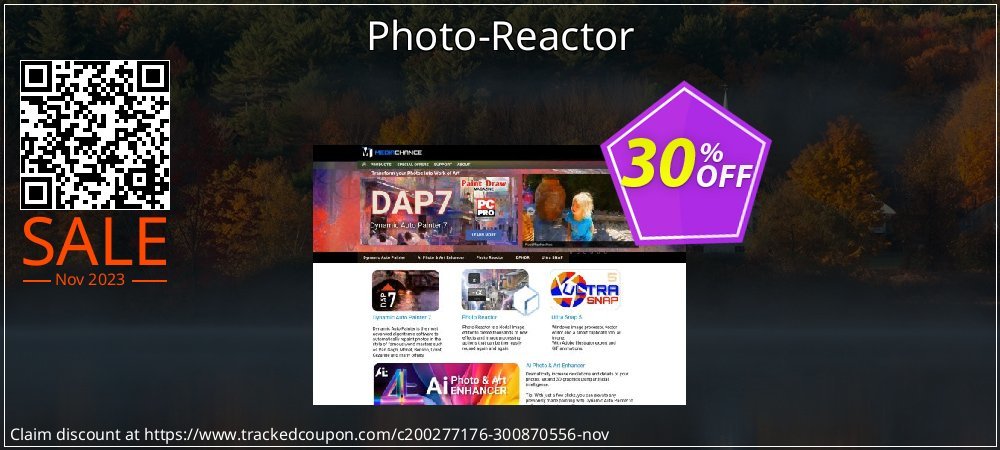 Photo-Reactor coupon on World Party Day offering sales