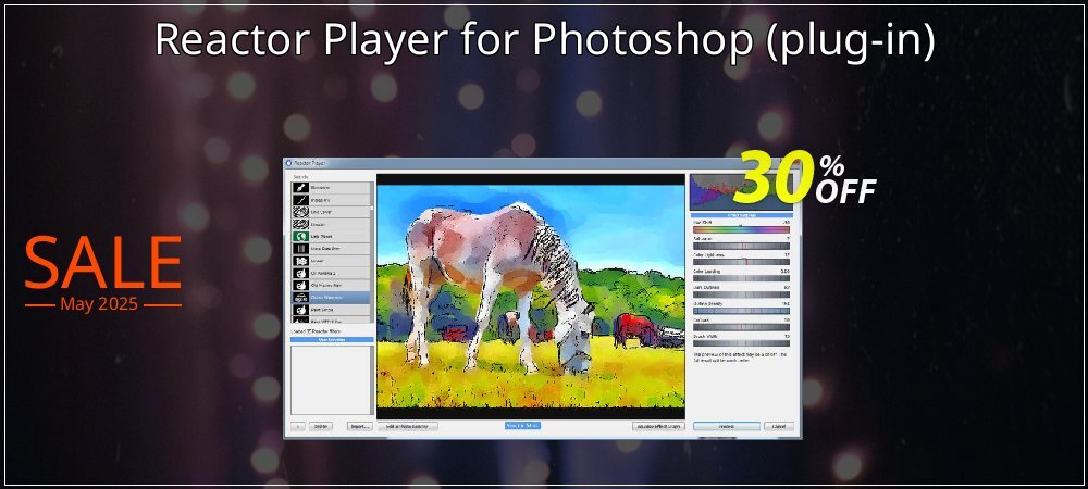 Reactor Player for Photoshop - plug-in  coupon on Easter Day discounts