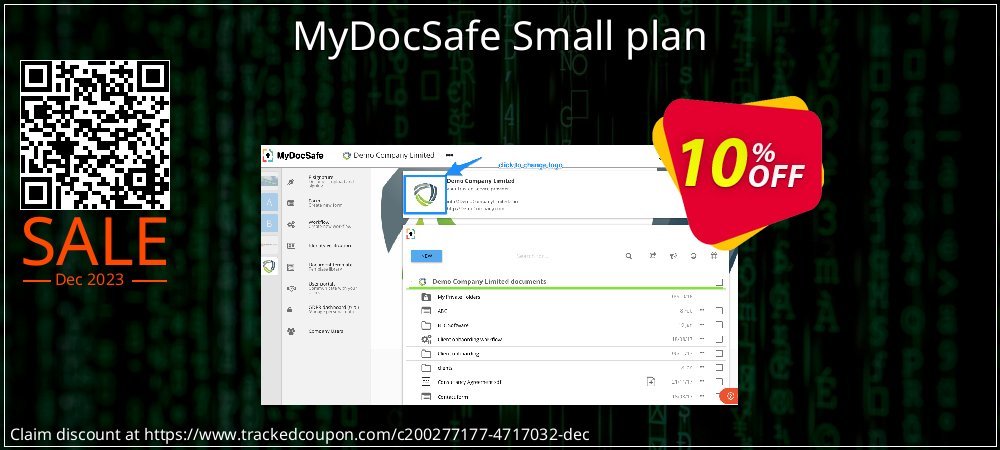 MyDocSafe Small plan coupon on April Fools' Day offering sales
