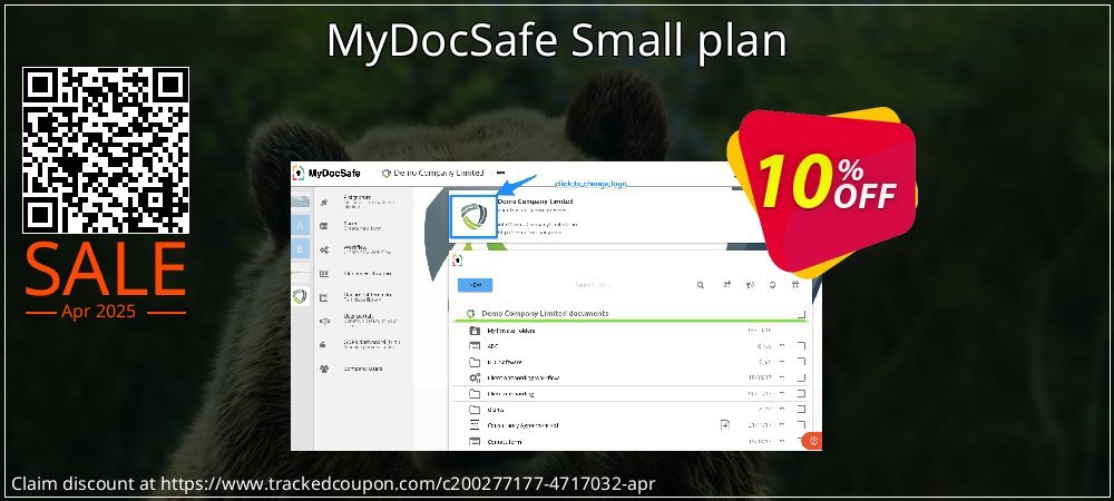 MyDocSafe Small plan coupon on April Fools' Day offering sales