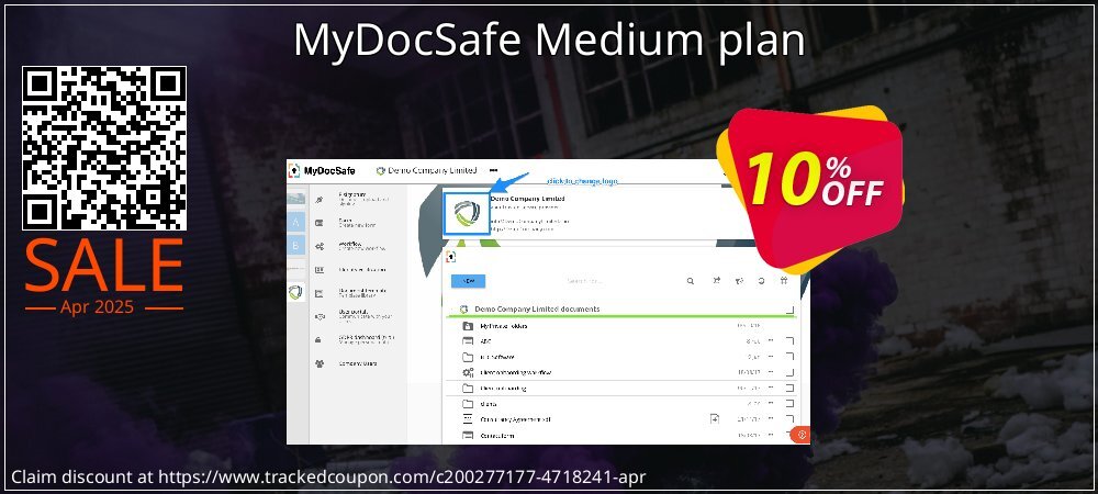 MyDocSafe Medium plan coupon on World Party Day promotions