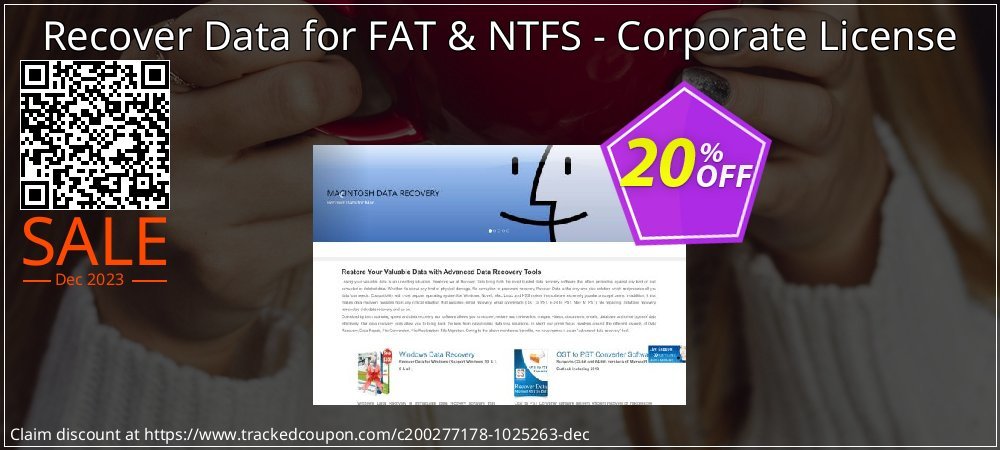 Claim 20% OFF Recover Data for FAT & NTFS - Corporate License Coupon discount May, 2021
