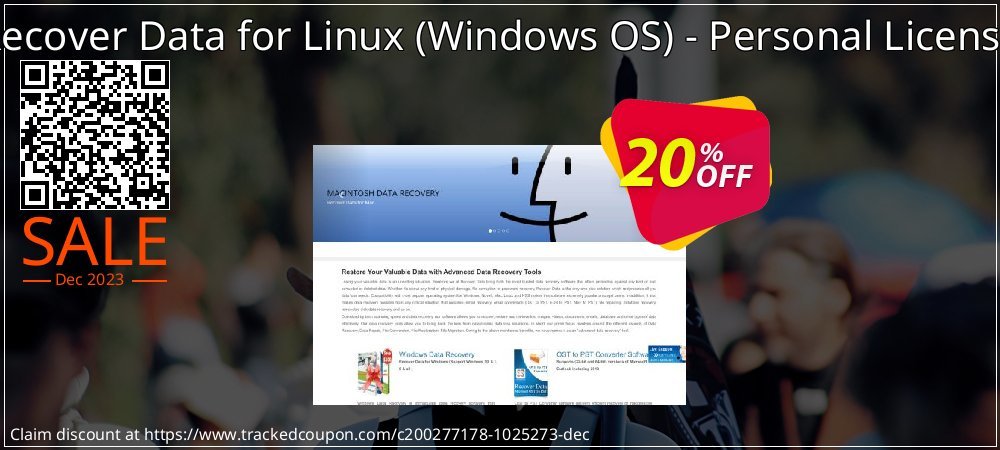 Recover Data for Linux - Windows OS - Personal License coupon on Easter Day offer