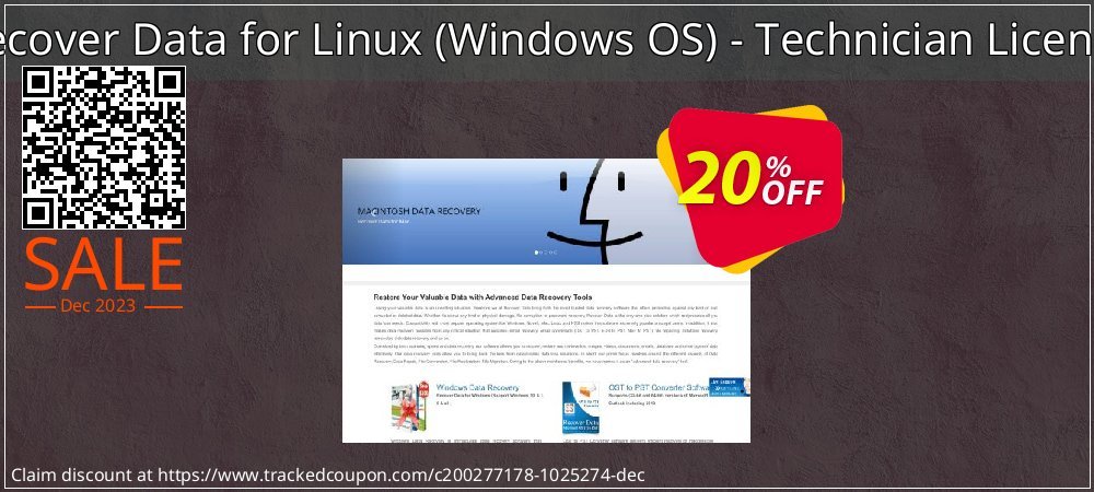 Recover Data for Linux - Windows OS - Technician License coupon on Tell a Lie Day discount