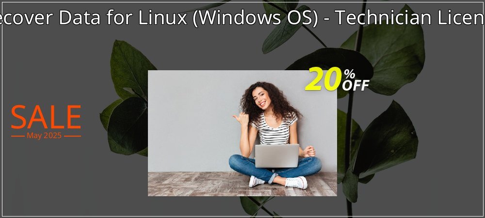 Recover Data for Linux - Windows OS - Technician License coupon on National Smile Day offering discount