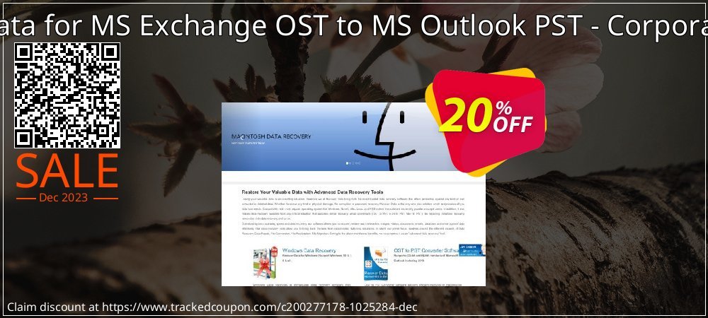 Recover Data for MS Exchange OST to MS Outlook PST - Corporate License coupon on Tell a Lie Day offering discount
