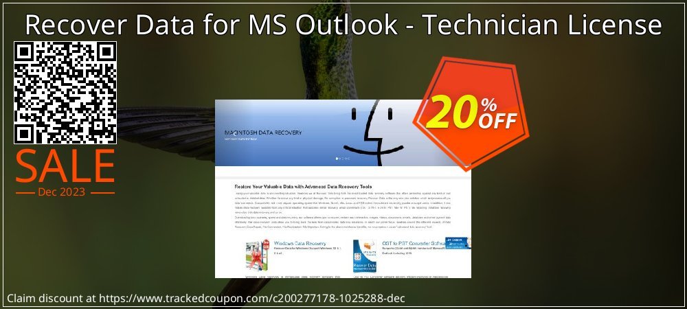 Recover Data for MS Outlook - Technician License coupon on Easter Day promotions