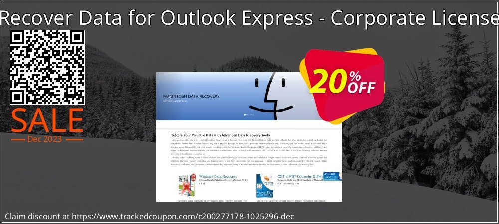 Recover Data for Outlook Express - Corporate License coupon on World Party Day discounts