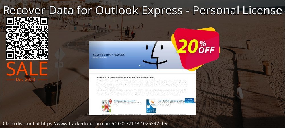 Recover Data for Outlook Express - Personal License coupon on April Fools' Day promotions