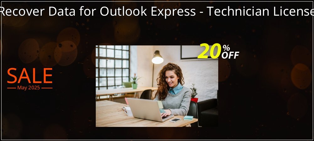 Recover Data for Outlook Express - Technician License coupon on National Pizza Party Day deals