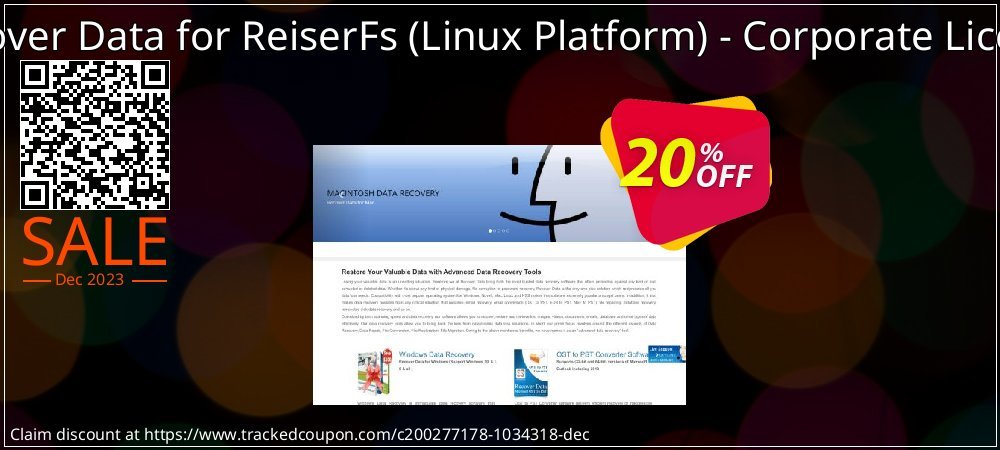 Recover Data for ReiserFs - Linux Platform - Corporate License coupon on Easter Day offer