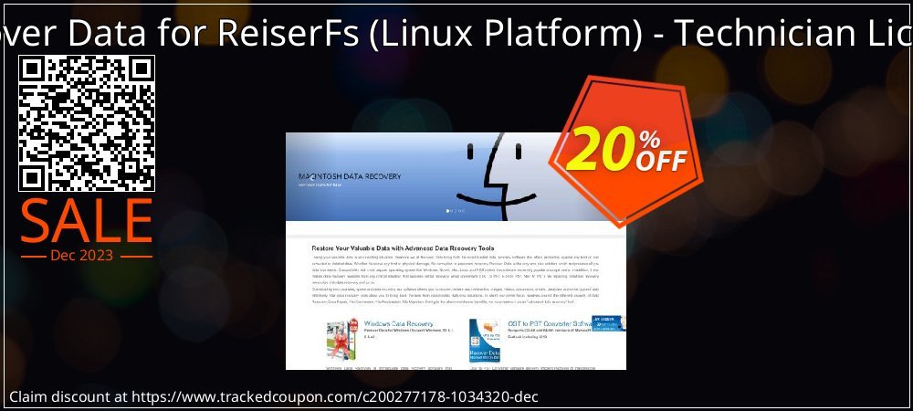 Recover Data for ReiserFs - Linux Platform - Technician License coupon on World Backup Day discount